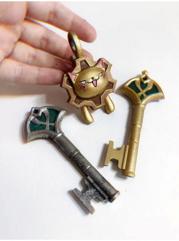 Keys and keychain of Kaveh and Al-Haytham from Genshin Impact | Кавех..