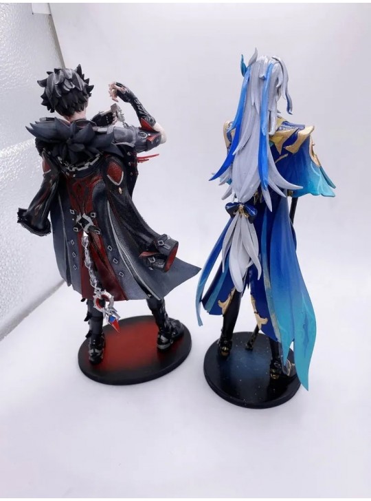 Neuvillette & Risley figure from Gensin Impact | Невиллет | Ризли