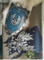Flag and Standard of the Grey Wardens design cosplay home decoration 