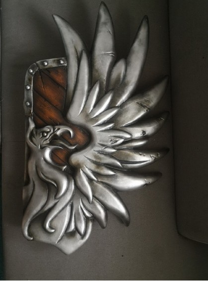 Grey Warden Griffin Dragon Age Inquisition shield for cosplay and LARP