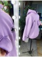 Толстовка "Хаотично тупой" цвет лаванда / Hoodie Худи