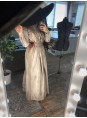 Lady Alcina Dimitrescu cosplay dress hard weathering