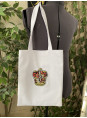 Shopper embroidered with the Gryffindor House crest