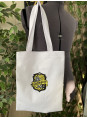 Shopper embroidered with the Hufflepuff House crest