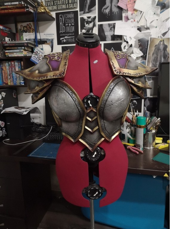 Jaina Proudmoore classic cosplay costume armor inspired World of Warcraft..
